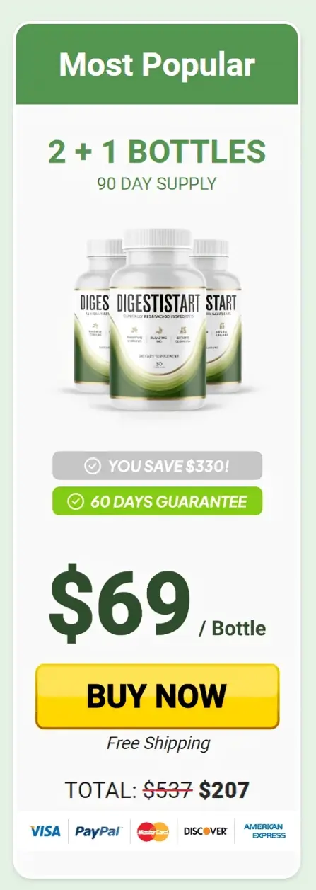 DigestiStart three bottles order